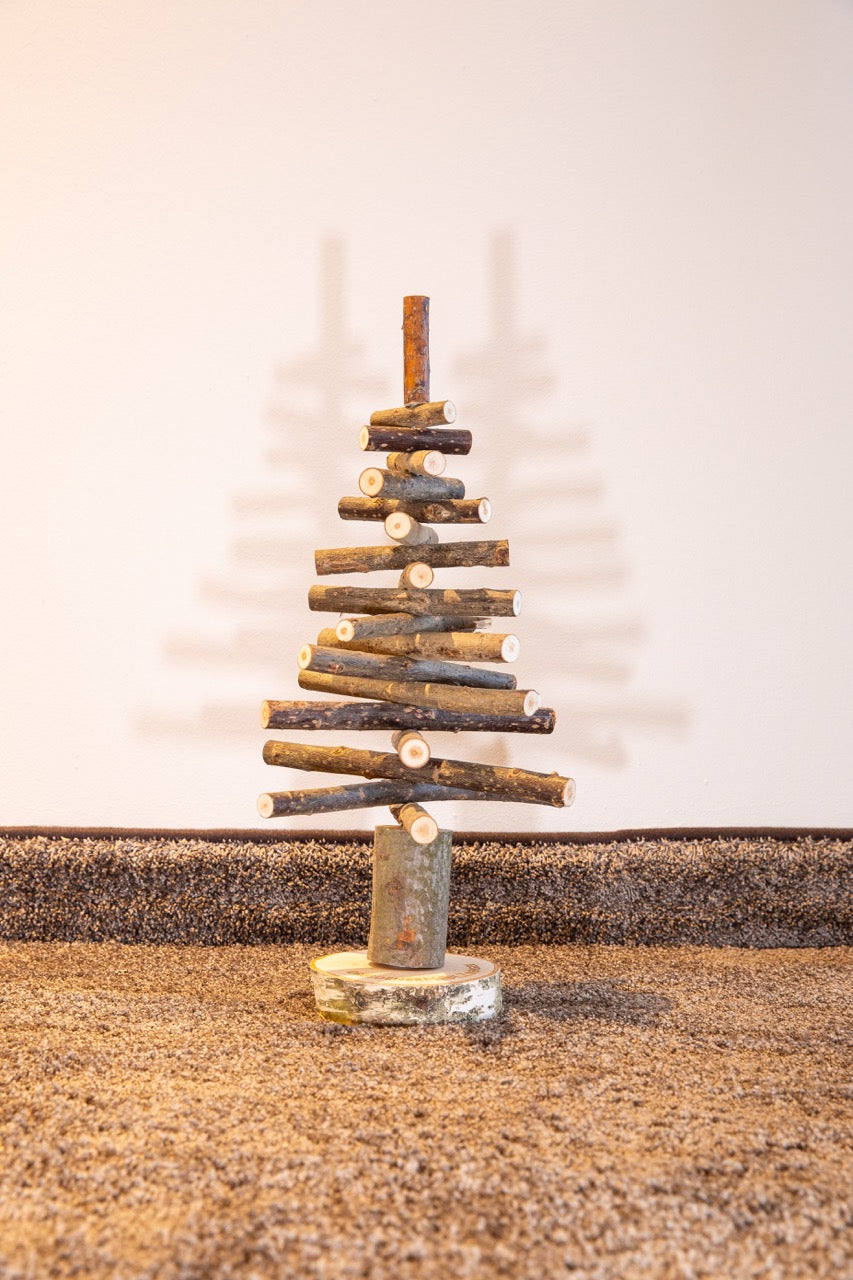 Holzweihnachtsbaum Wäldchen XS (50cm)