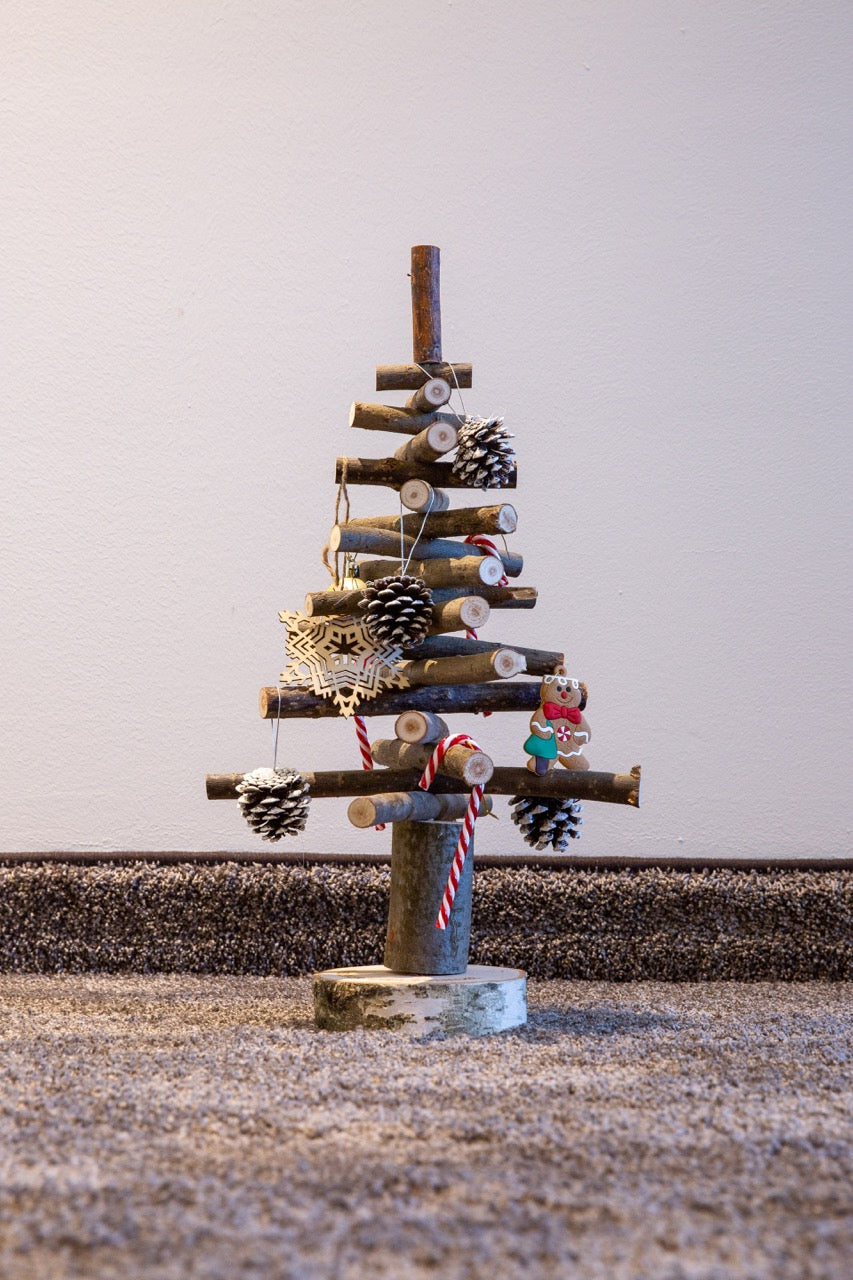 Holzweihnachtsbaum Wäldchen XS (50cm)