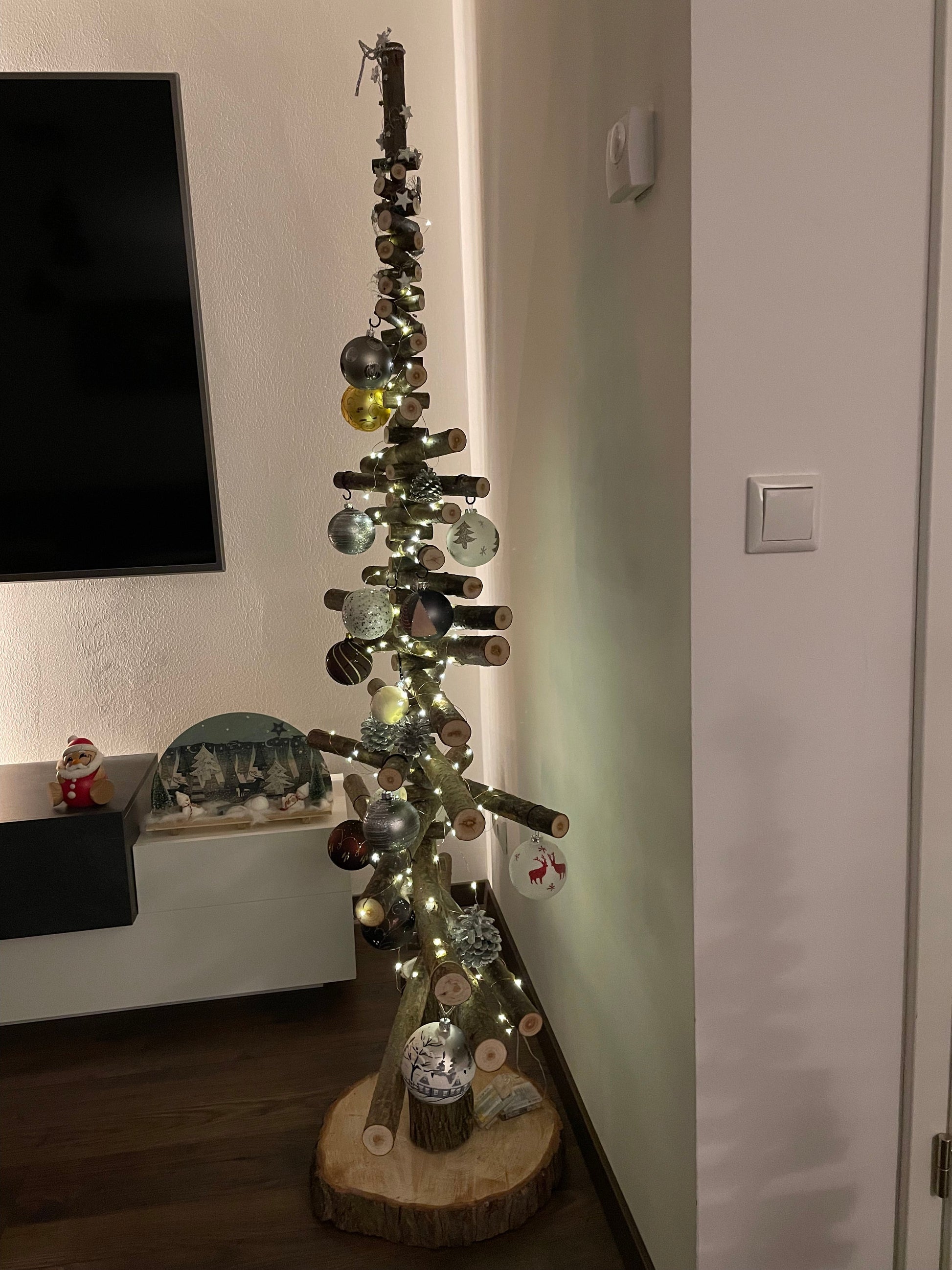 holzweihnachtsbaum xl (1,8m) mit spacer