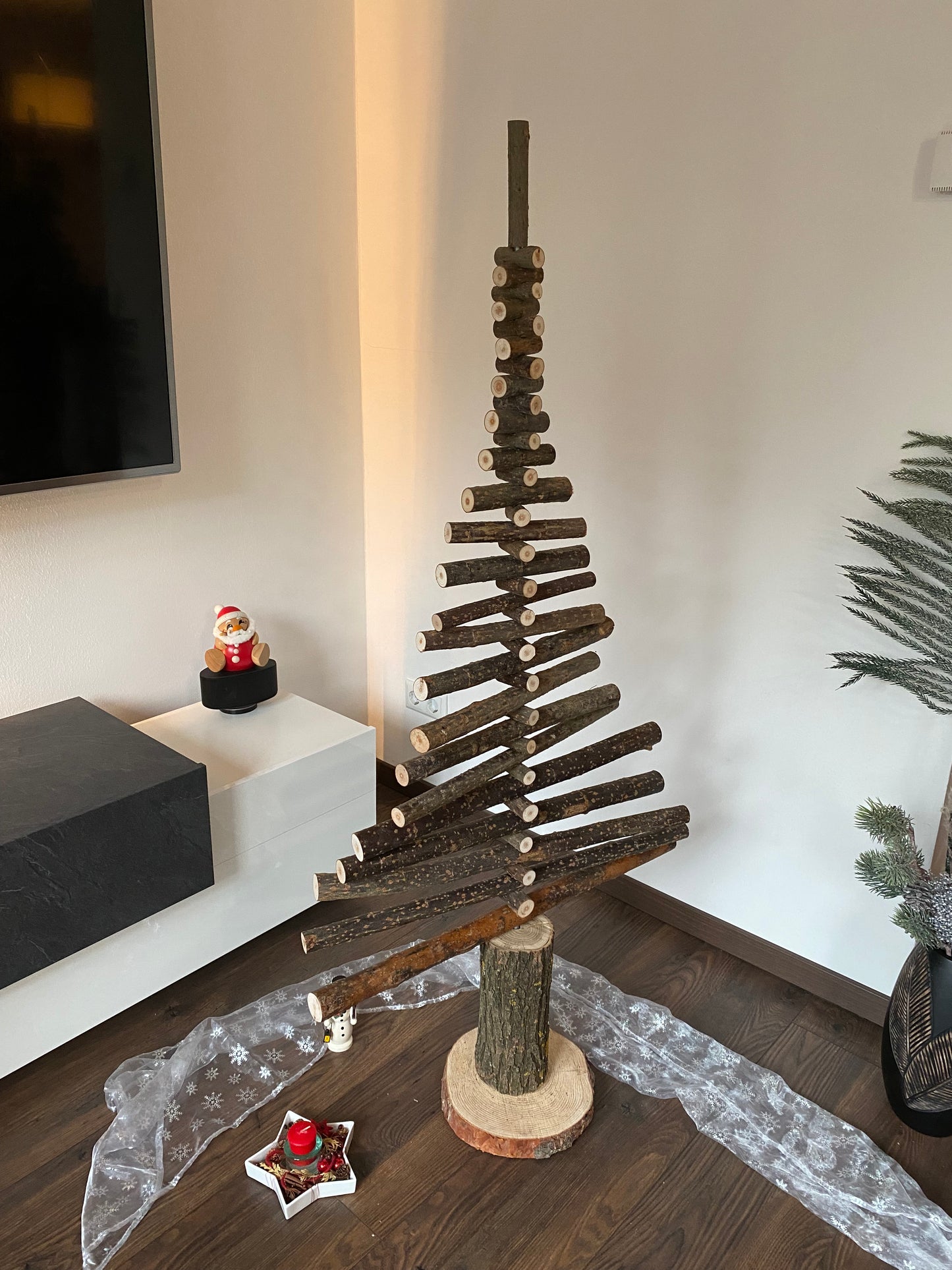 holzweihnachtsbaum l (1,5m) mit spacer