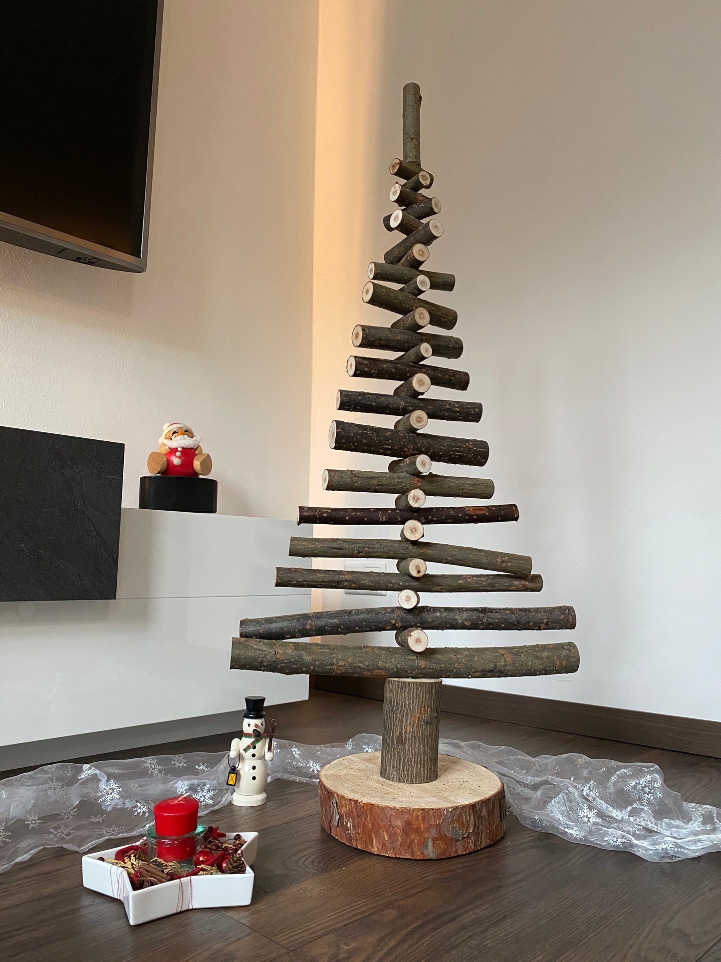 holzweihnachtsbaum m (1m) mit spacer