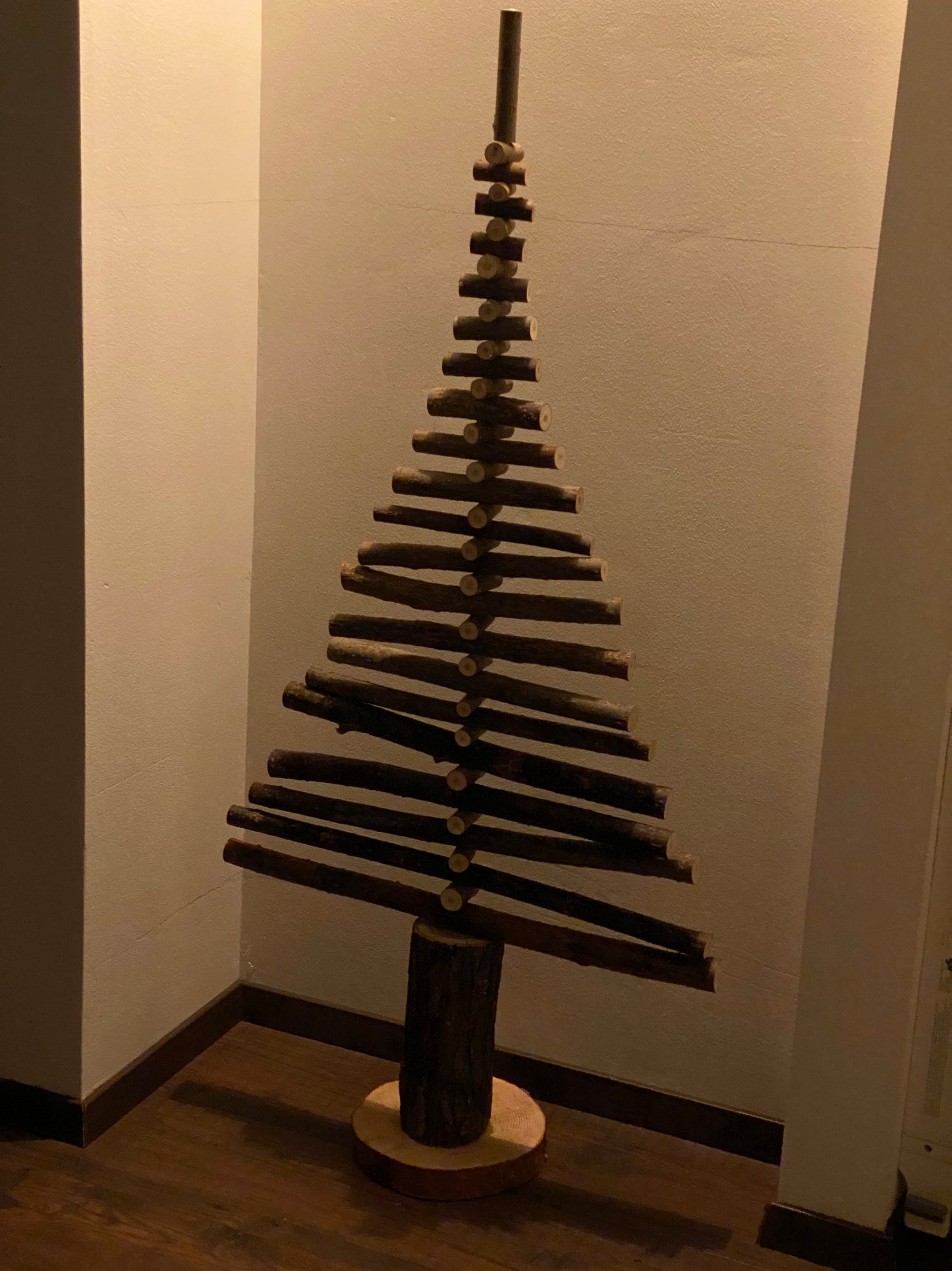 holzweihnachtsbaum l (1,5m) mit spacer