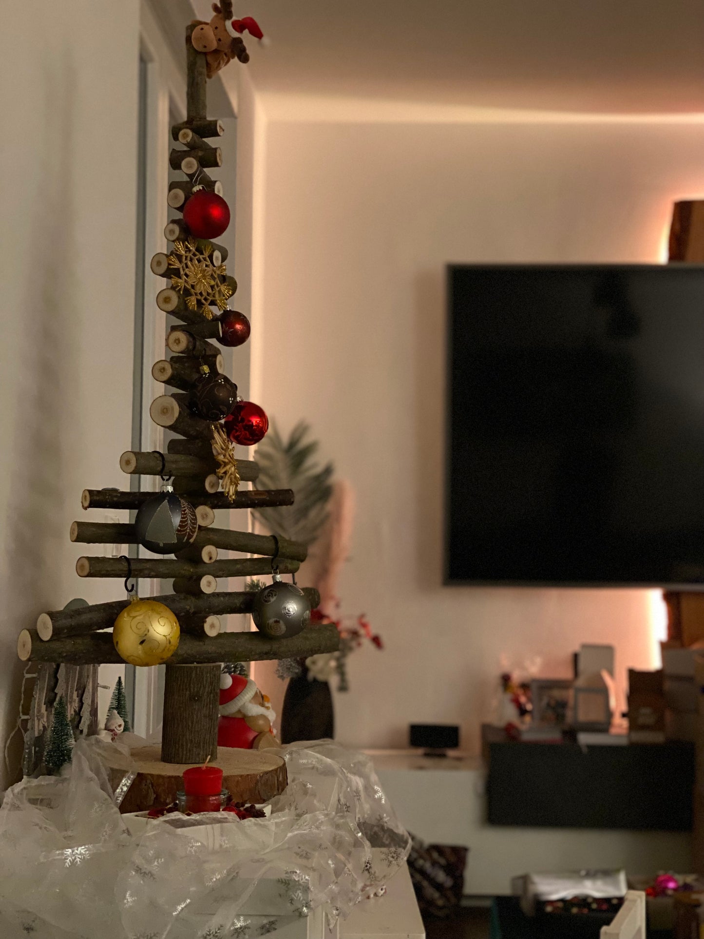 holzweihnachtsbaum m (1m) mit spacer