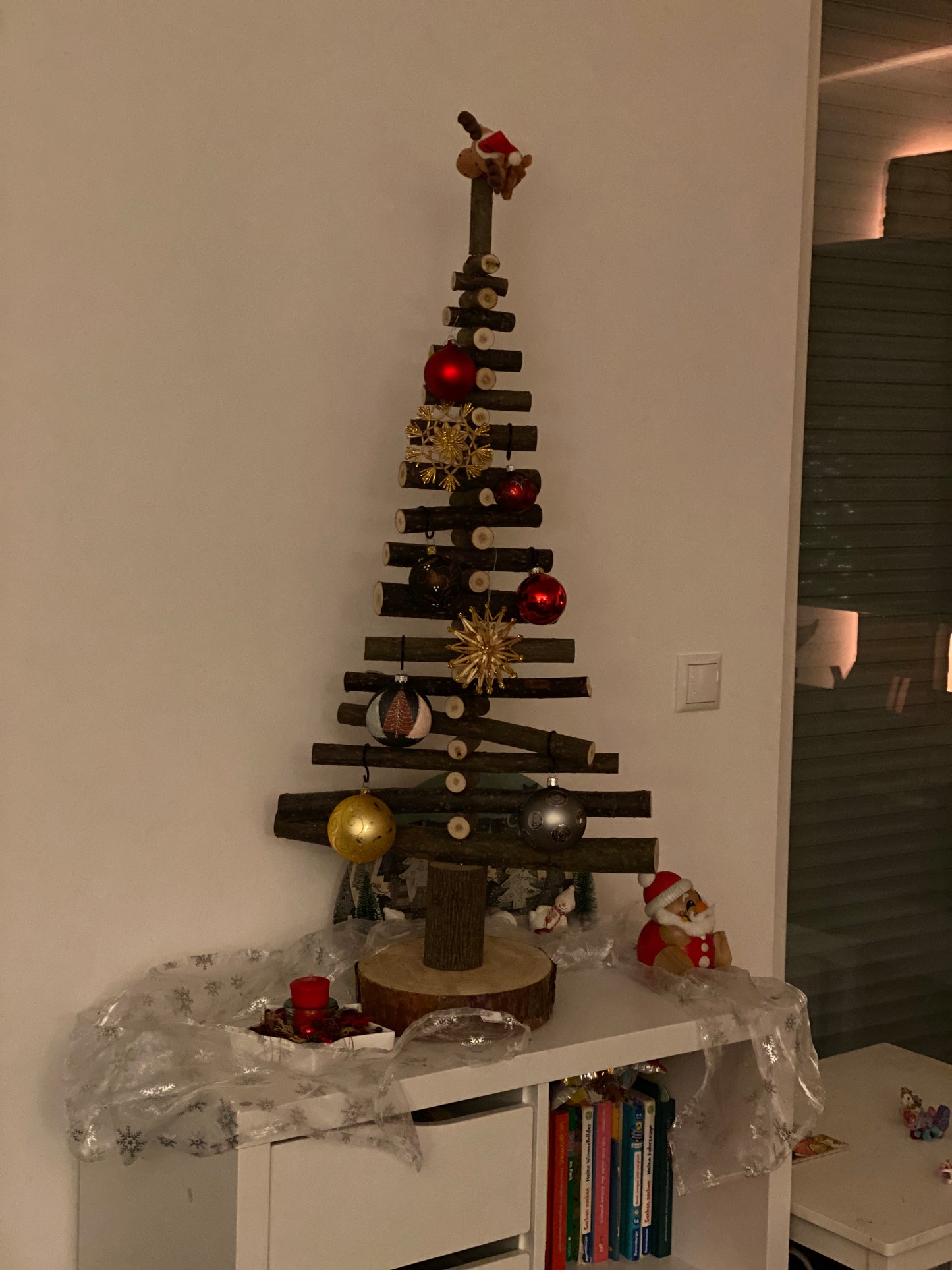 holzweihnachtsbaum m (1m) mit spacer