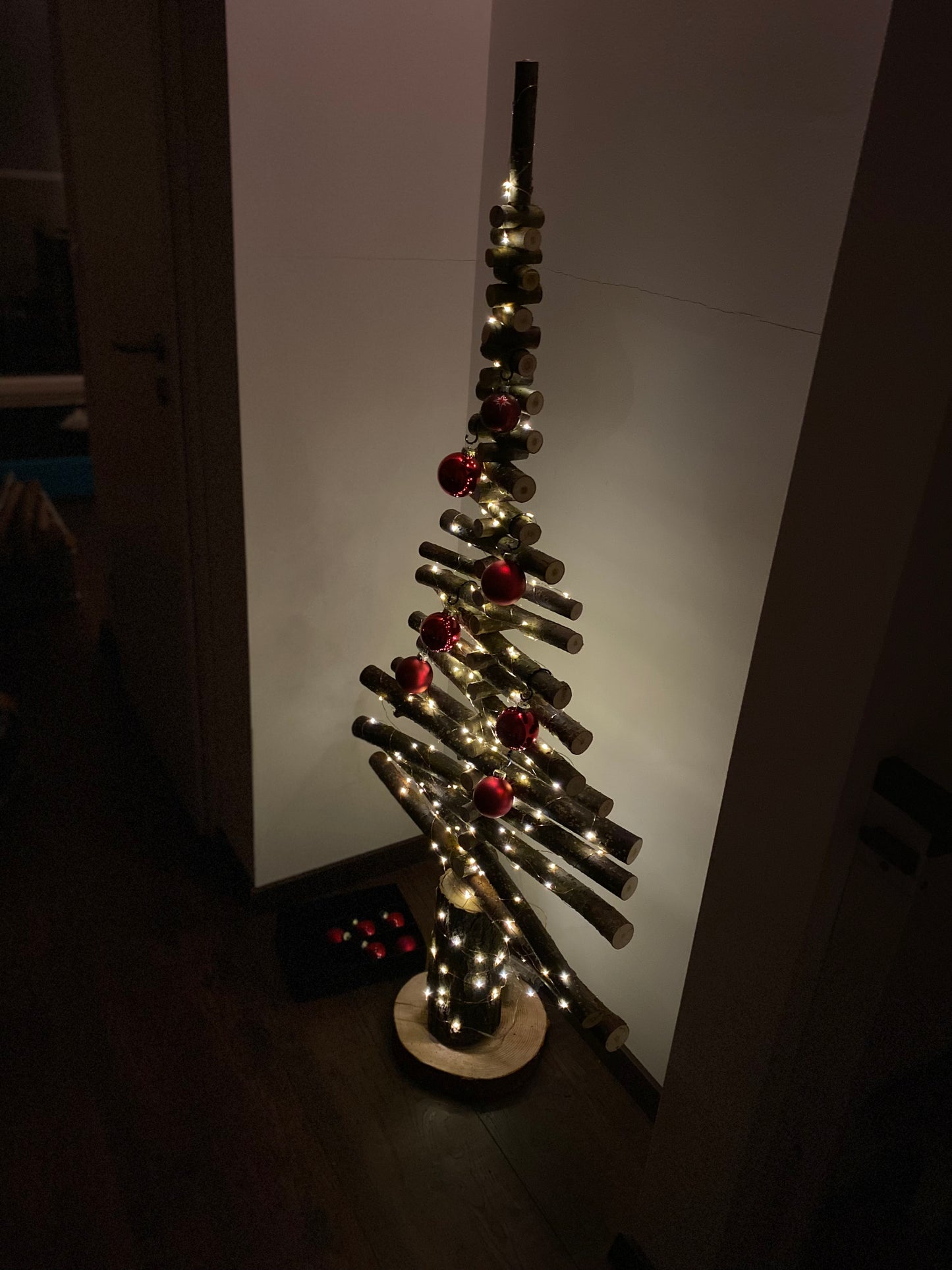 holzweihnachtsbaum l (1,5m) mit spacer