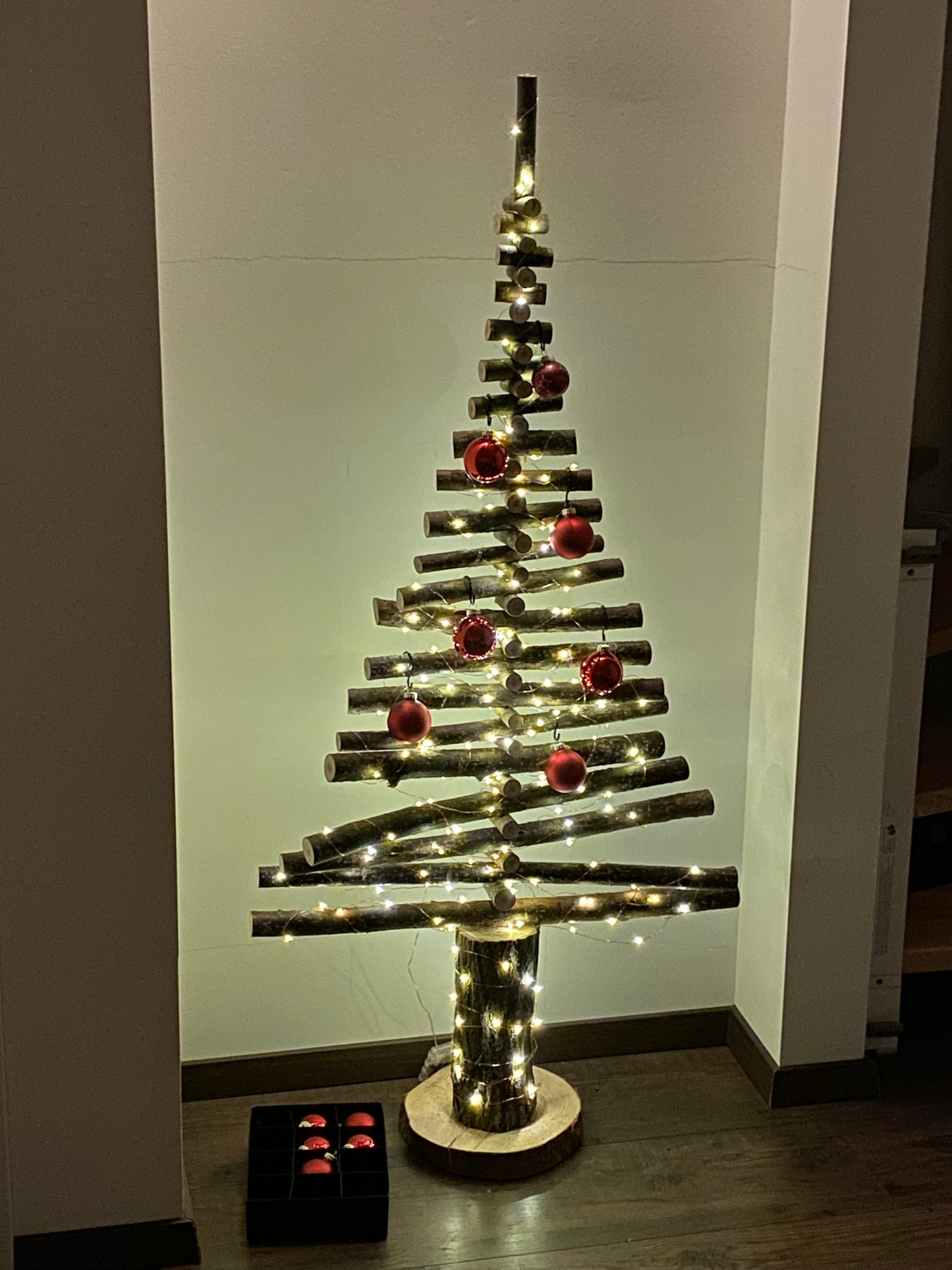 holzweihnachtsbaum l (1,5m) mit spacer