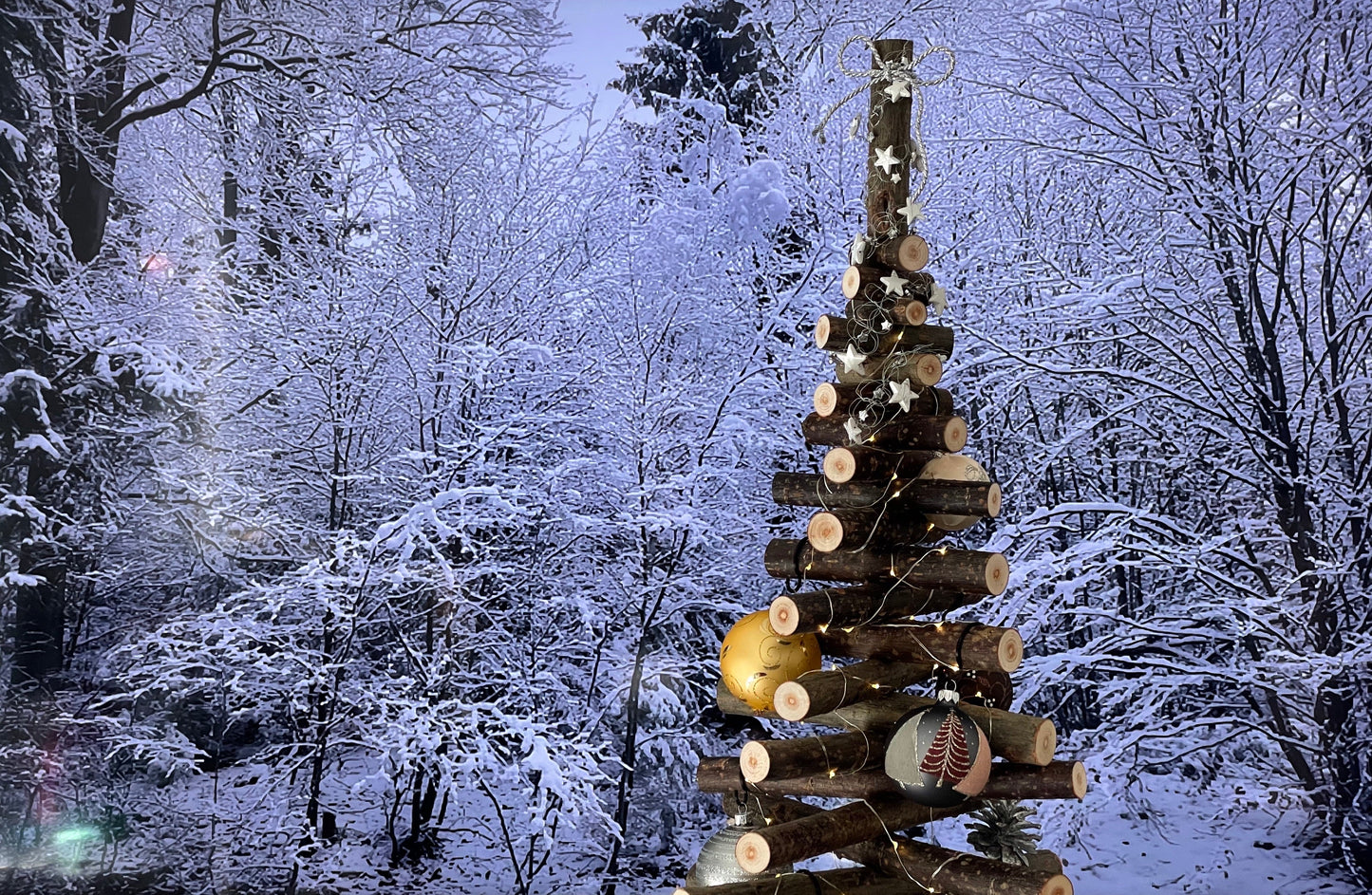 holzweihnachtsbaum xl (1,8m) mit spacer