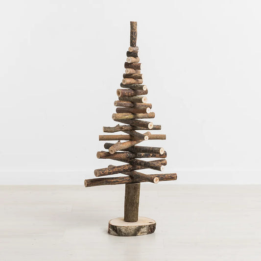Wooden Christmas tree forest M (1m)