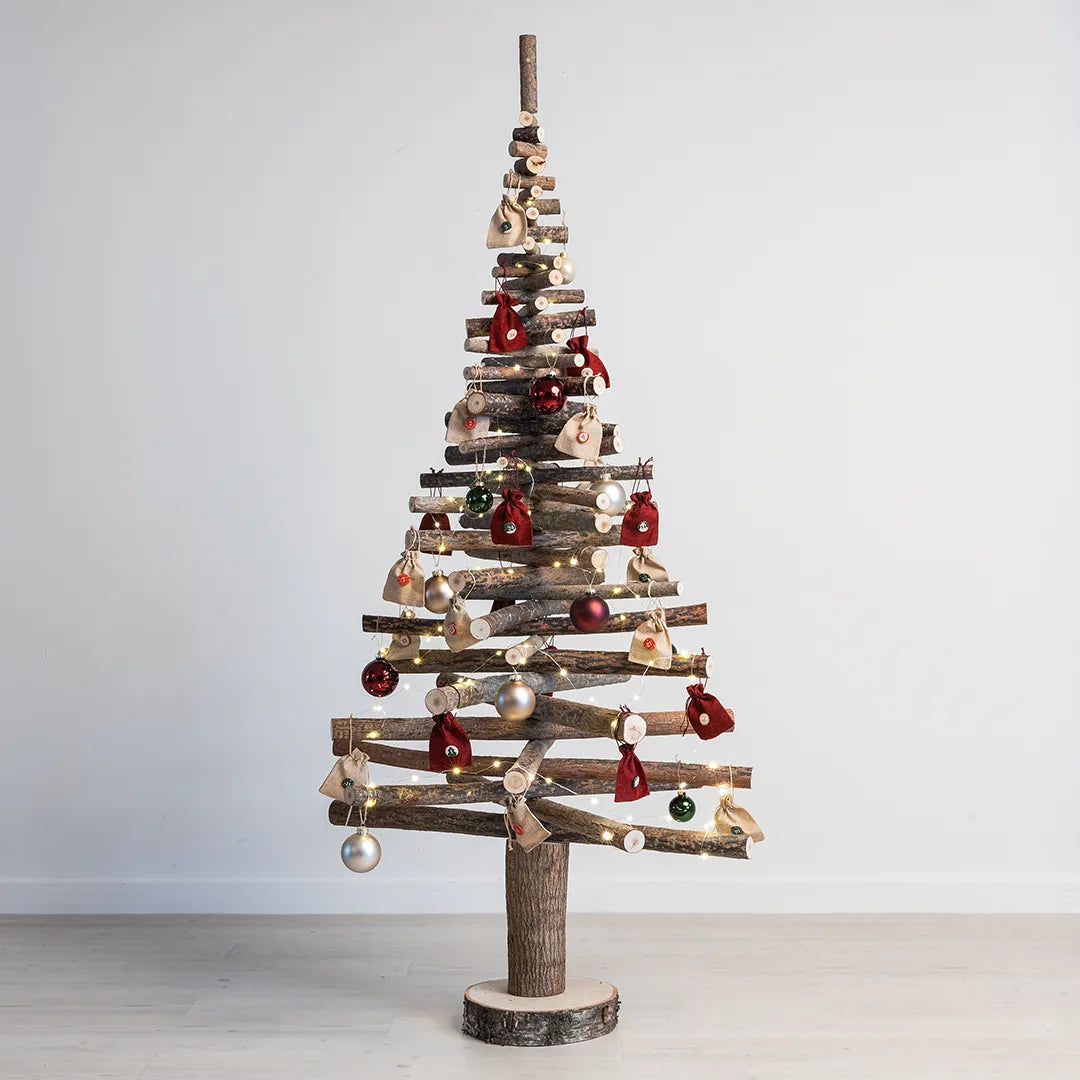 Wooden Christmas tree forest XXL (2.1m)