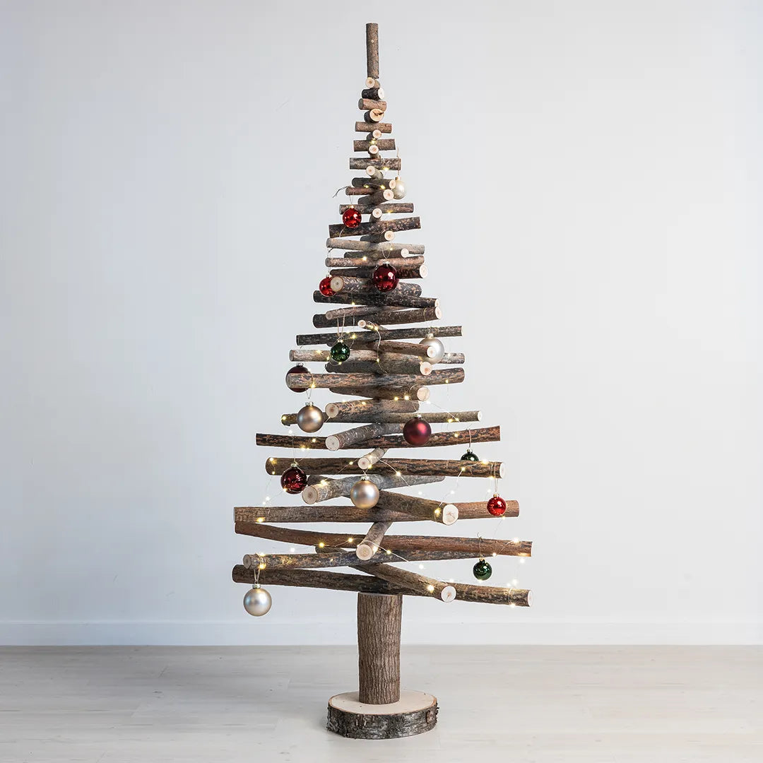 Wooden Christmas tree forest XXL (2.1m)