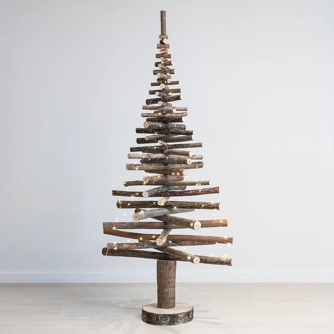 Wooden Christmas tree forest XXL (2.1m)